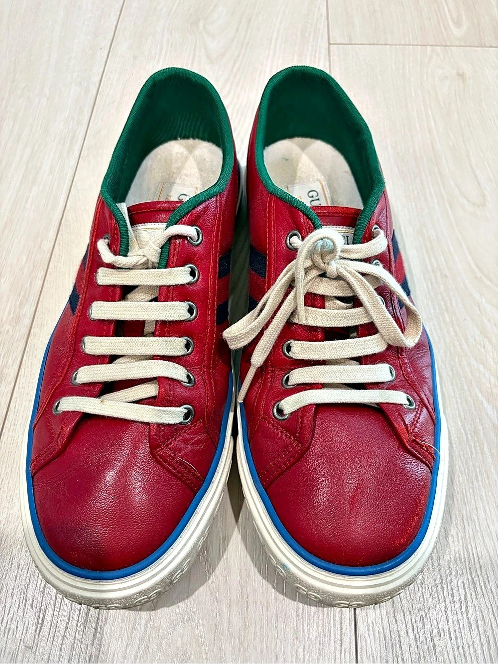 Gucci Re-Web Low-Top Sneaker Red & Green Sneakers